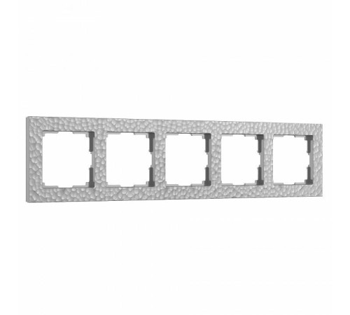 Рамка на 5 постов Werkel Hammer W0052406 (серебряный)