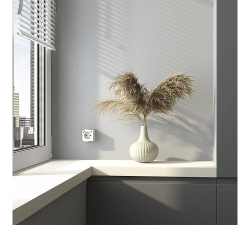 Розетка с заземлением и с шторками и USB Werkel Gallant слоновая кость W5071703