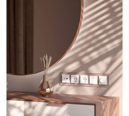 Рамка на 5 постов Werkel Favorit латте W0051142