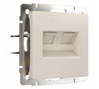 Розетка Ethernet RJ-45 без рамки Werkel Айвори матовый W1181162