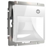 Заглушка для поста с подсветкой, без рамки Werkel белый W1154601