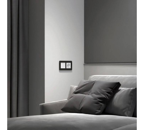 Выключатель сенсорый одноклавишный с подсветкой, без рамки Werkel белые W4512001