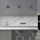 Рамка на 5 постов Werkel Slab серебро софт W0052965
