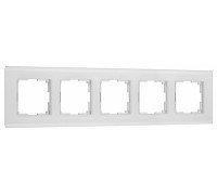Рамка на 5 постов Werkel Senso белый soft-touch W0053101