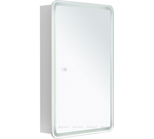 Зеркальный шкаф Aquanet Оптима 50х80 LED с антизапотеванием 00353775