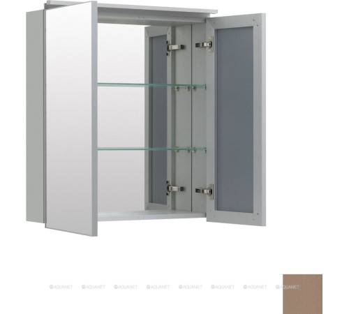 Зеркальный шкаф De Aqua Алюминиум 70 медь 00261765