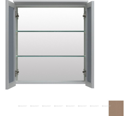 Зеркальный шкаф De Aqua Алюминиум 70 медь 00261765