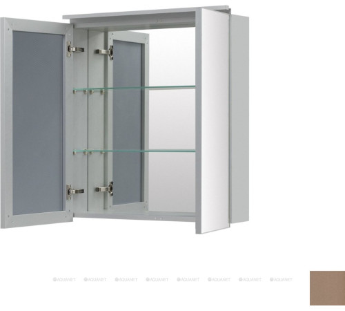 Зеркальный шкаф De Aqua Алюминиум 70 медь 00261765