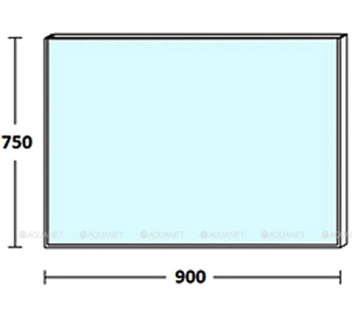 Зеркало De Aqua Сильвер 90 медь 00261681