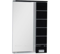 Зеркало Aquanet Доминика 55 LED белое фасад черный 00171080