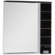 Зеркало Aquanet Доминика 80 LED белое фасад черный 00171082