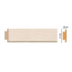 Молдинг DECOMASTER 110-13 30х10х2400 мм 110-13