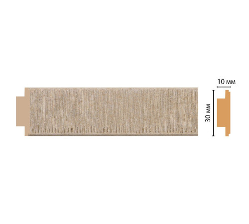 Молдинг DECOMASTER 110-18 30х10х2400 мм 110-18
