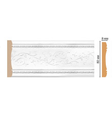 Молдинг DECOMASTER 184-16 80х8х2400 мм 184-16