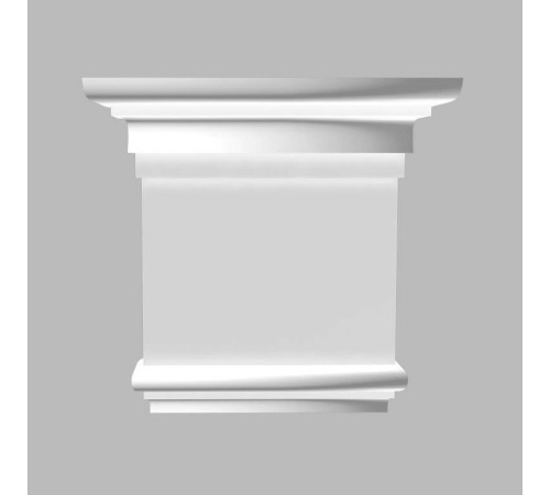Капитель для пилястры Decomaster 92815-1L 200х190х60 мм 92815-1L