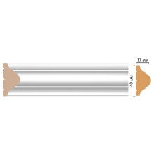 Молдинг DECOMASTER D002-114 ДМ 40х17х2400 мм D002-114 ДМ