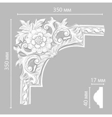Угол декоративный DECOMASTER DP-8050A 350x350x30 мм DP-8050A