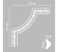 Угол декоративный DECOMASTER DP-8051B 230x230x25 мм DP-8051B