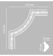Угол декоративный DECOMASTER DP-8051B 230x230x25 мм DP-8051B