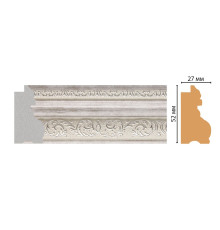 Багет из полистирола DECOMASTER FM30-3 52х27х2850 мм FM30-3