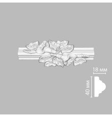 Вставка декоративная угловая DECOMASTER 250x92x18 мм 97010-7