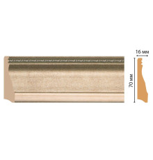 Плинтус напольный DECOMASTER 193 70х16х2400 мм 193-59