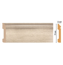 Плинтус напольный DECOMASTER D005-72 ДМ 79х13х2400 мм D005-72 ДМ
