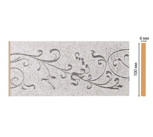 Декоративная панель Decomaster N10-20 полистирол 99x6x2400 мм N10-20