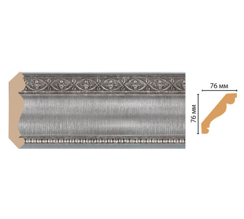 Плинтус потолочный DECOMASTER 154-55 77х77х2400 мм 154-55
