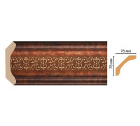 Плинтус потолочный DECOMASTER 76х76х2400 мм 169-767