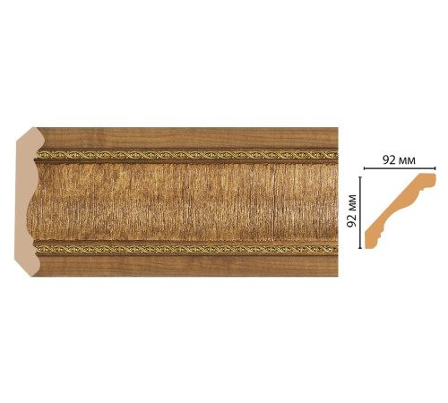 Плинтус потолочный DECOMASTER 171-4 92х92х2400 мм 35902