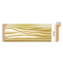 Плинтус потолочный Decomaster D219-374 60х17х2400 мм D219-374