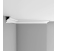 Плинтус потолочный DECOMASTER 96212 гладкий полиуретан 70х50х2400 мм 96212