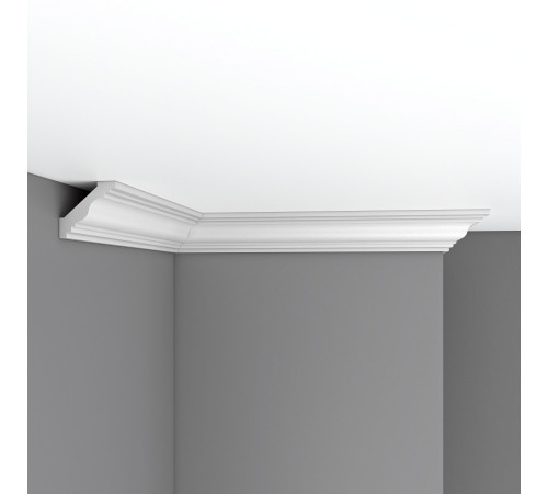 Плинтус потолочный гладкий DECOMASTER 96610 55х58х2400 мм 96610