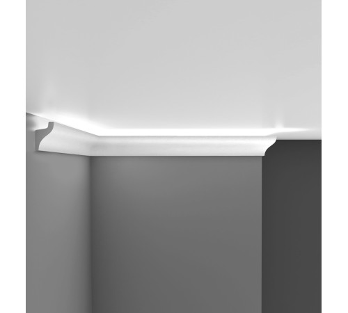 Плинтус потолочный под подсветку DECOMASTER D506 50х32х2000 мм D506