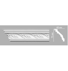 Плинтус потолочный с рисунком DECOMASTER 95021 75х68х2400 мм 95021