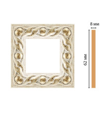 Вставка декоративная цветная Decomaster 62х62х8 мм 130-2-41