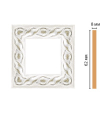 Вставка декоративная цветная Decomaster 62х62х8 мм 130-2-42