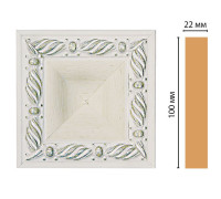 Вставка декоративная DECOMASTER D207-15 100х100х22 мм D207-15