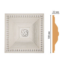 Вставка декоративная DECOMASTER D209 100х100х22 мм D209-14