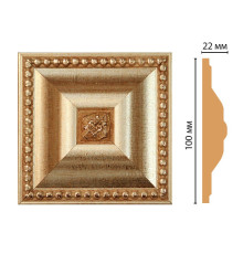 Вставка декоративная Decomaster D209-933 100x100x22 мм D209-933