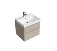 Тумба подвесная Kerama Marazzi Cubo 60 см с ящиками лимо матовая CUB.60.2\LIM
