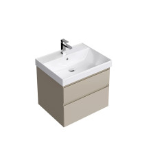 Тумба подвесная Kerama Marazzi Cubo 60 см с ящиками лимо матовая CUB.60.2\LIM