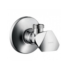 Угловой вентиль Hansgrohe E с рукояткой 1/2 x 3/8 хром 13902000