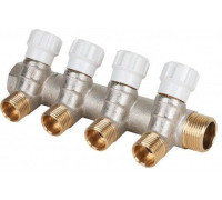 Коллектор Hogart Premium 3/4x1/2 EK 4 выхода с регулирующими вентилями MM4040504