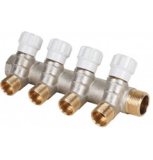 Коллектор Hogart Premium 3/4x1/2 EK 4 выхода с регулирующими вентилями MM4040504