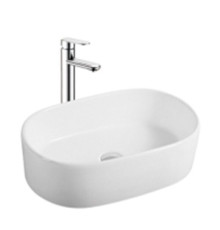 Раковина Splendy Pride 560x350x145 мм без отверстия цвет белый PR10556T0NW