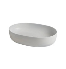 Раковина-чаша Kerasan Nolita 55х35 см без отверстия белый глянцевый 534601