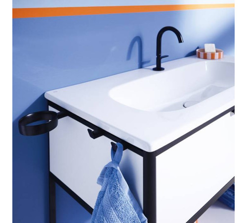 Держатель фена Burgbad Vry подвесной черный матовый ACJW001