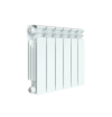 Биметаллический радиатор RIFAR Base 350 5 секций боковое подключение rb35005 RAL 9016